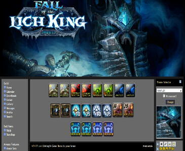 Fall of the Lich  King Forum theme
