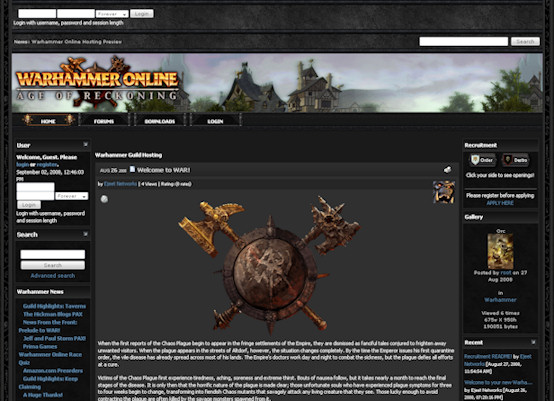 Warhammer Online guild Preview