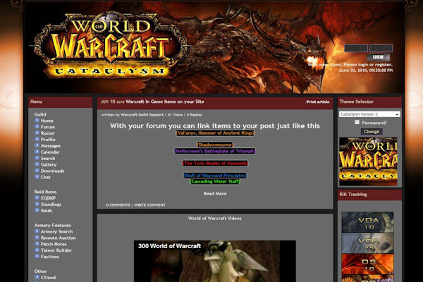 World of Warcraft Cataclysm Hosting