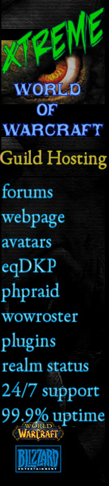 Xtreme World of Warcraft guild hosting
