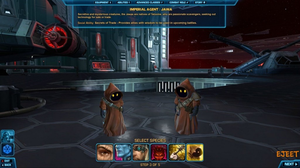 swtor jawa play class