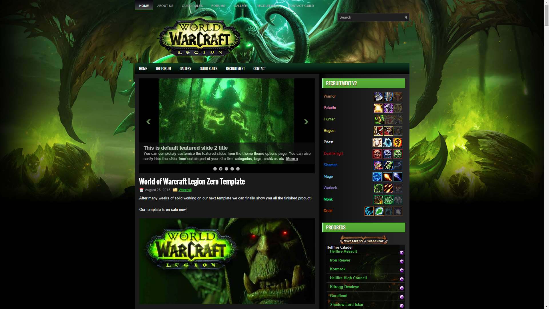 Best Wow Website Template