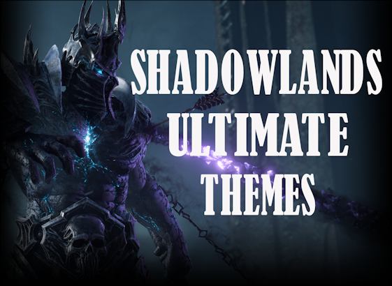 Pro Gamer Shadowlands WoW website theme