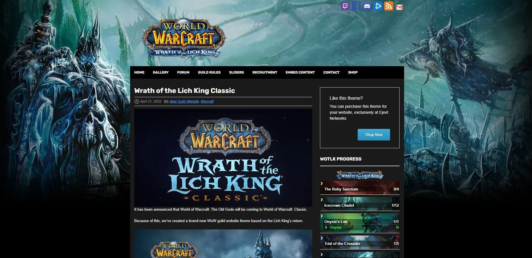 Wrath of the Lich King Classic